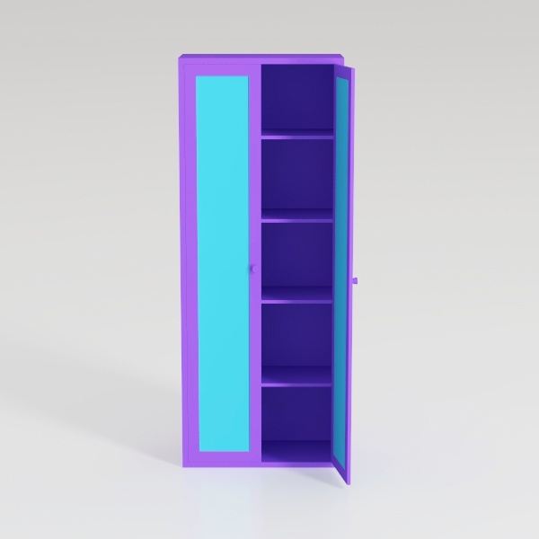 STANI Metal Garage Storage Cabinet with Lock, 71&quot;