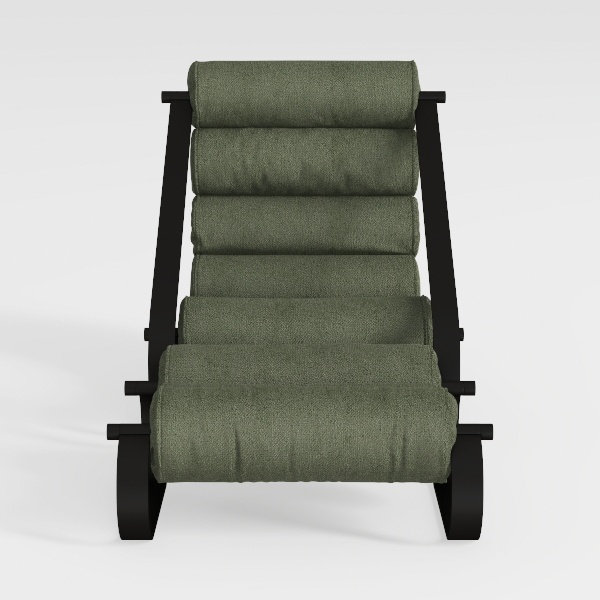 Accent Chair with Ottoman, Comfy Velvet Reading