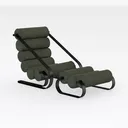 Accent Chair with Ottoman, Comfy Velvet Reading Right 45 Degree View