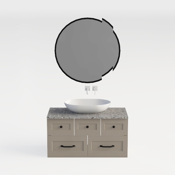 T4TREAM Farmhouse 6 Drawers Dresser for Bedroom,