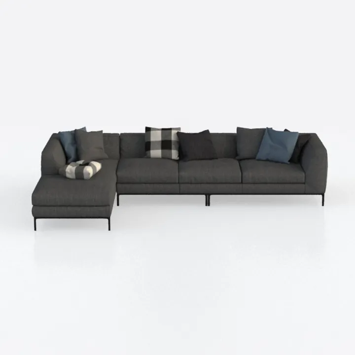 YI DANICA L-Shaped Sectional Couch – Modular with