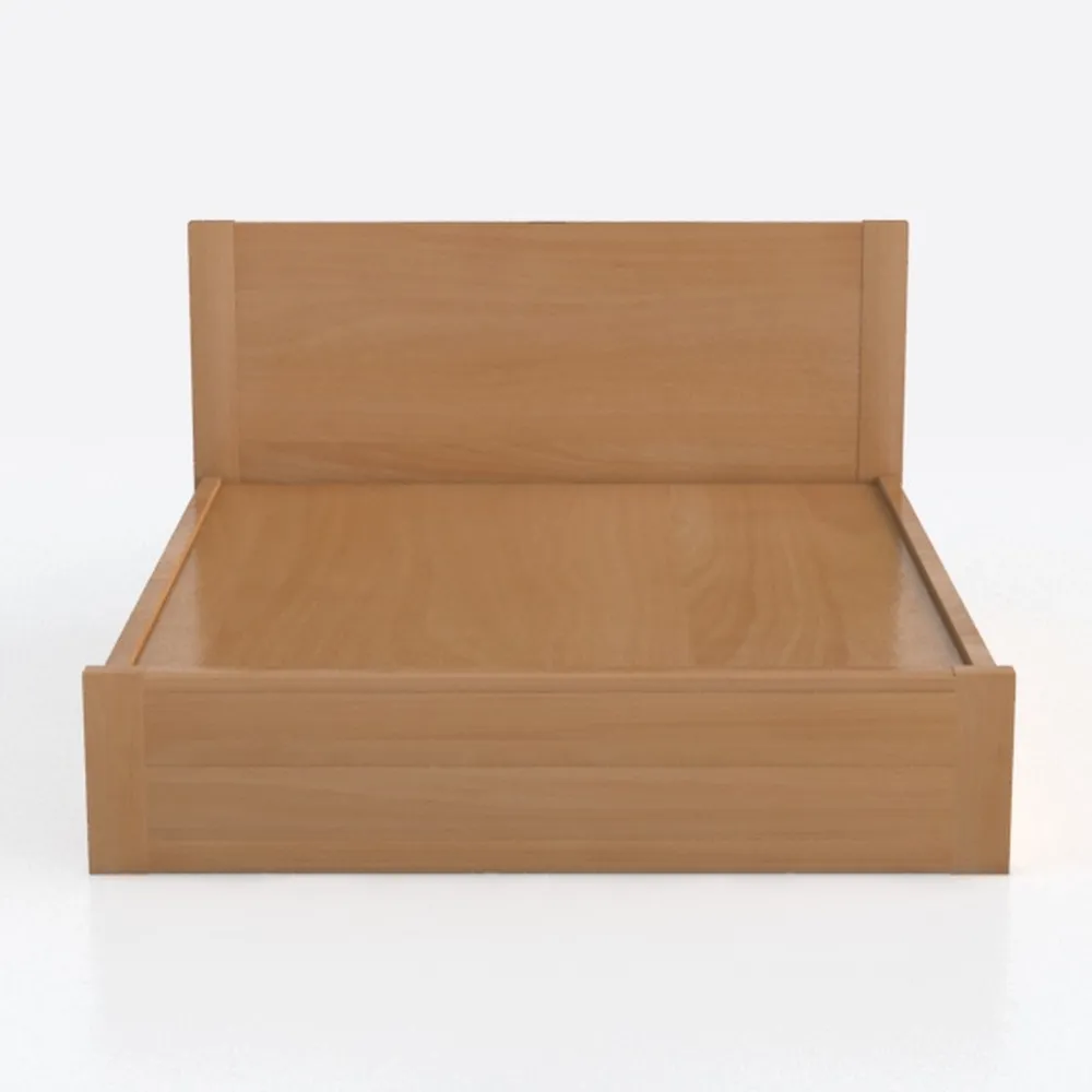 Moe's Home Collection Round Off Bed Wood Brown