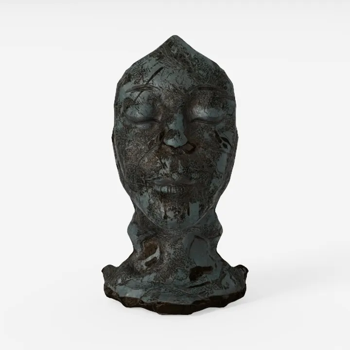 Large Ceramic Rustic Vase with 2 Handles, 9.8 inch