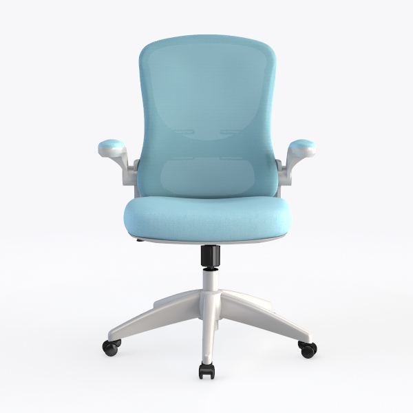 Sweetcrispy Armless Office Chair, Modern Fabric