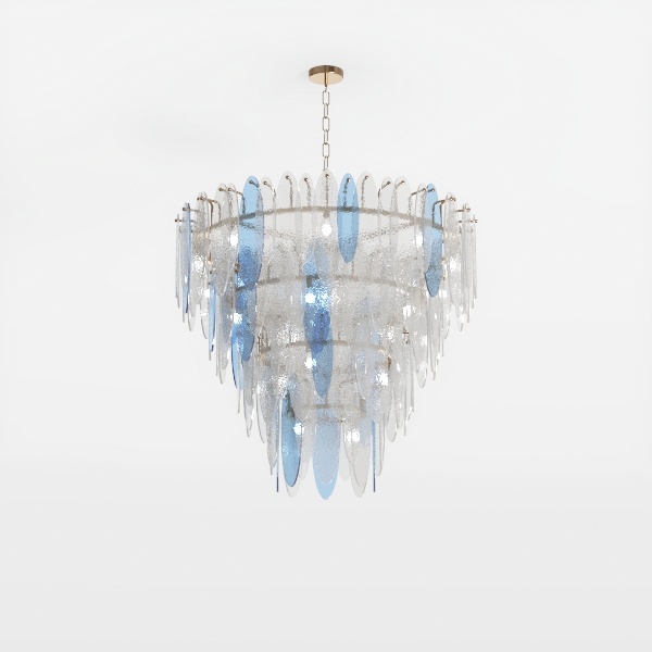 Luupyia Rose Gold Crystal Pendant Light Mini 