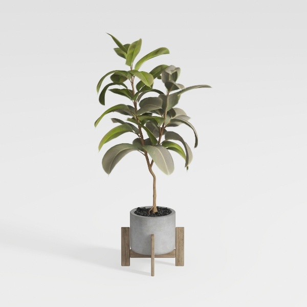 Artificial Fiddle Leaf Fig Tree 49&quot; Fake Potted