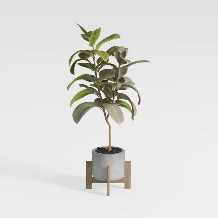 Artificial Fiddle Leaf Fig Tree 49" Fake Potted