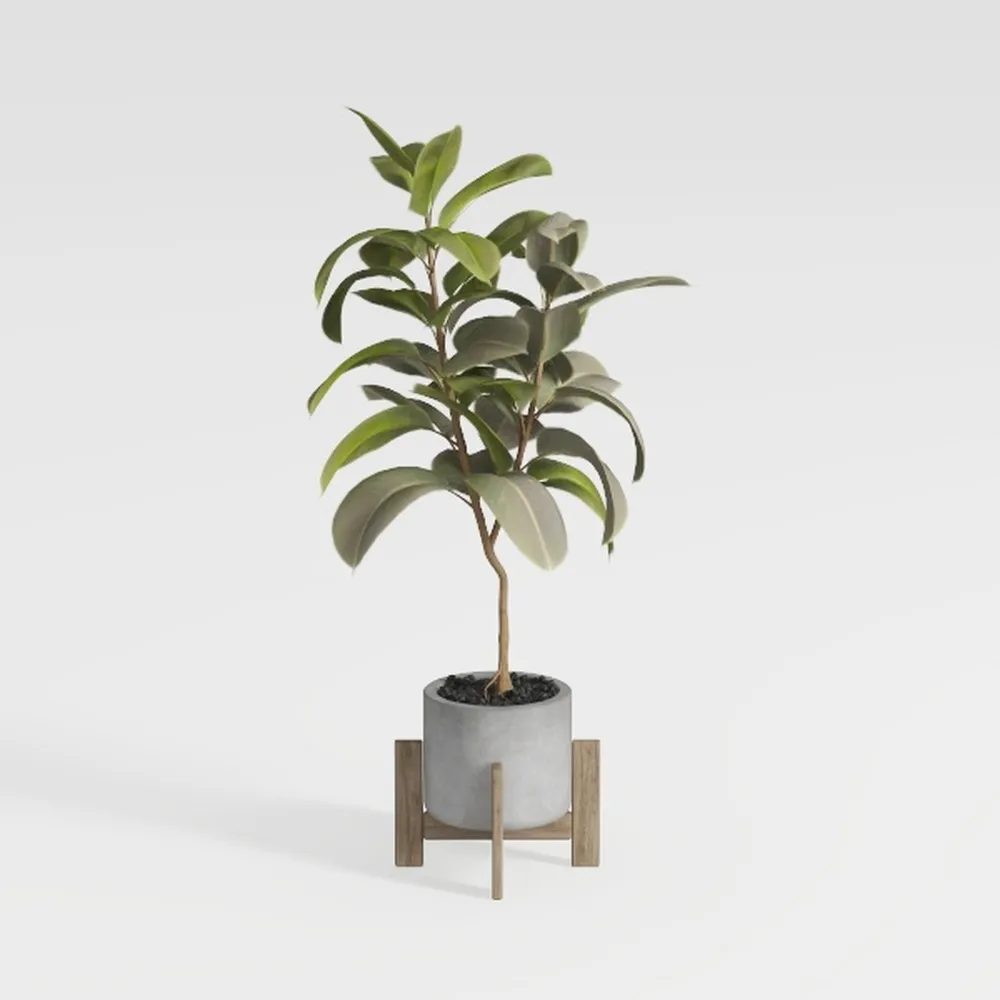 Artificial Fiddle Leaf Fig Tree 49" Fake Potted