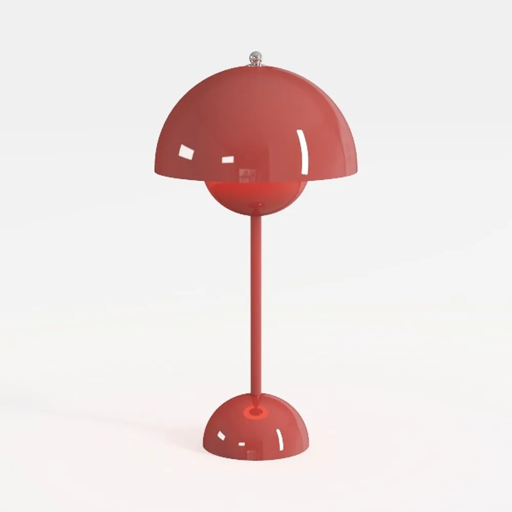 Modern Cordless Mushroom Table Lamp,5200mAh