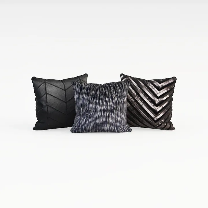 lalaLOOM Velvet Throw Pillow Covers, Set of 2