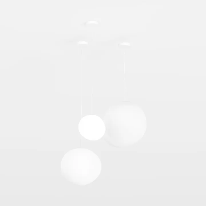 Nordic White Glass Ball Pendant Lights