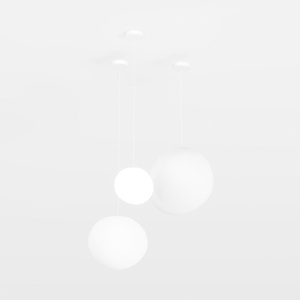 Nordic White Glass Ball Pendant Lights