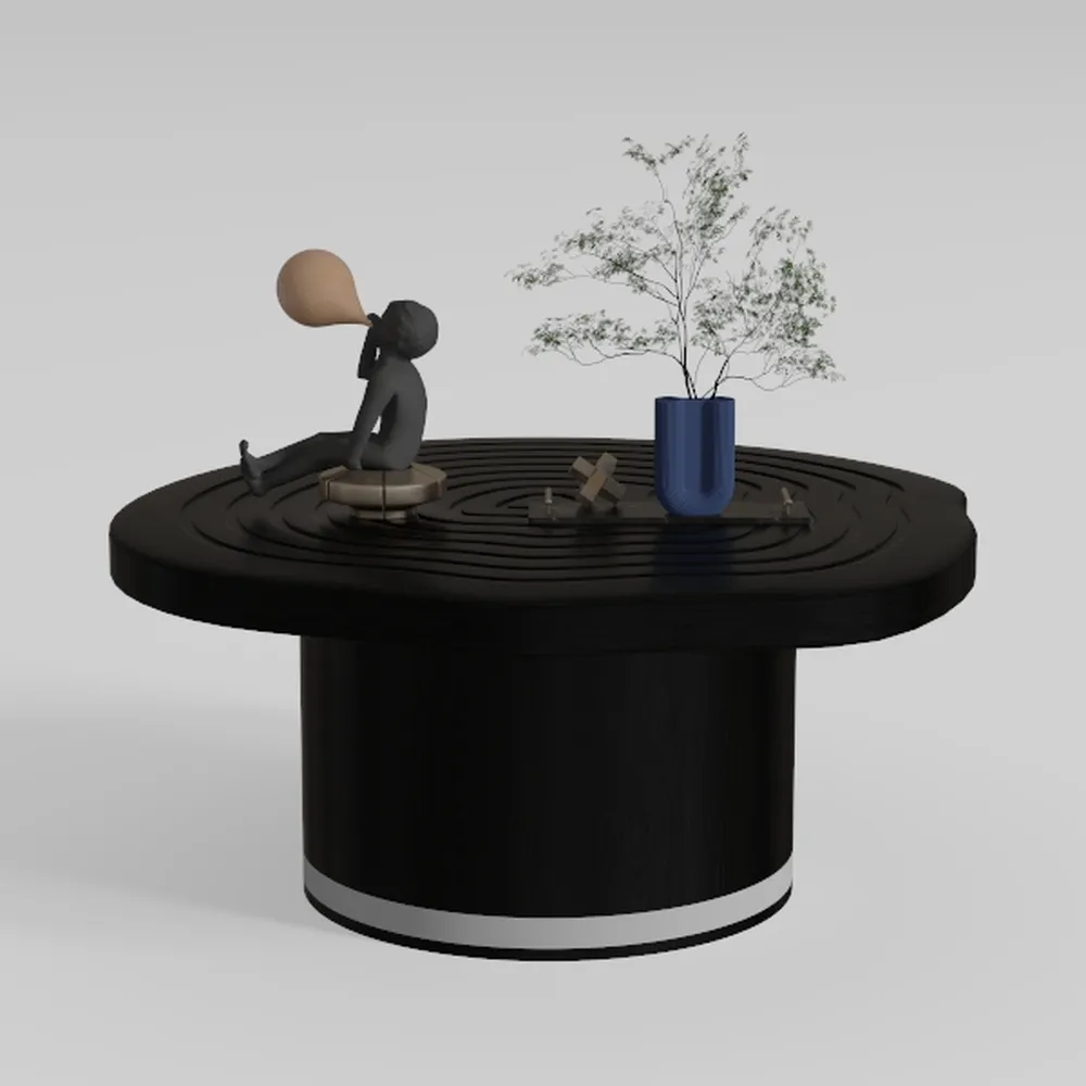 Maven Lane Wooden Circular Coffee Table, 36" Round