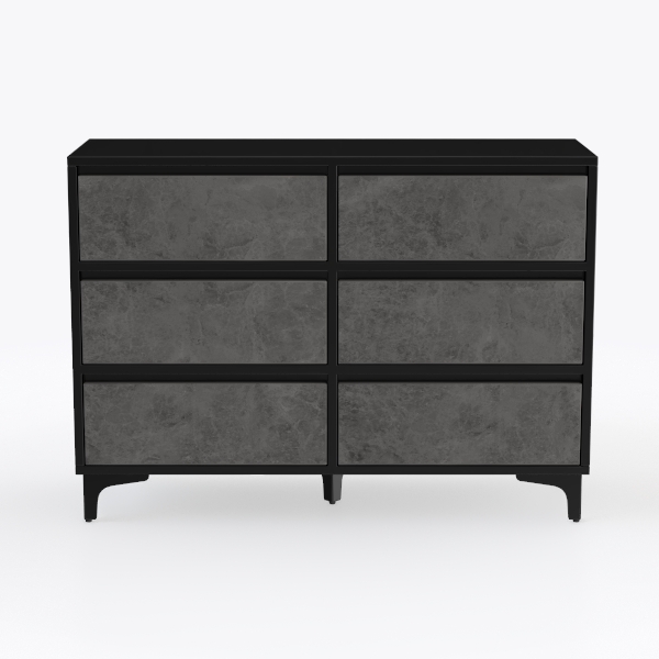 YITAHOME Dresser with 5 Drawers - Fabric Storage