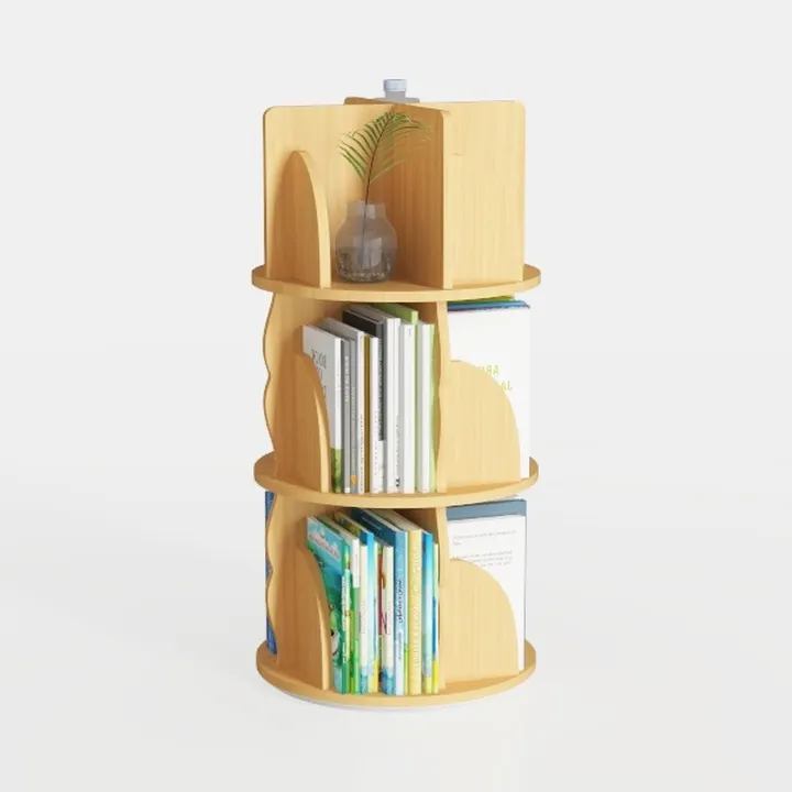 Rotating 360 Degrees Display Rack, 2-Tier Solid