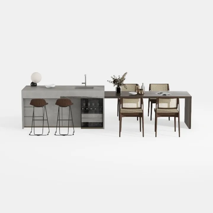 Generico Elegante Set di Tavolo e sedie da Bar - Robusto Mobile da Pranzo con Struttura in Metallo per Cucina, Soggiorno e Sala da Pranzo - Tavolo da Bar Compatto con sedie (47,5 x 20 x 41,5 Pollici)