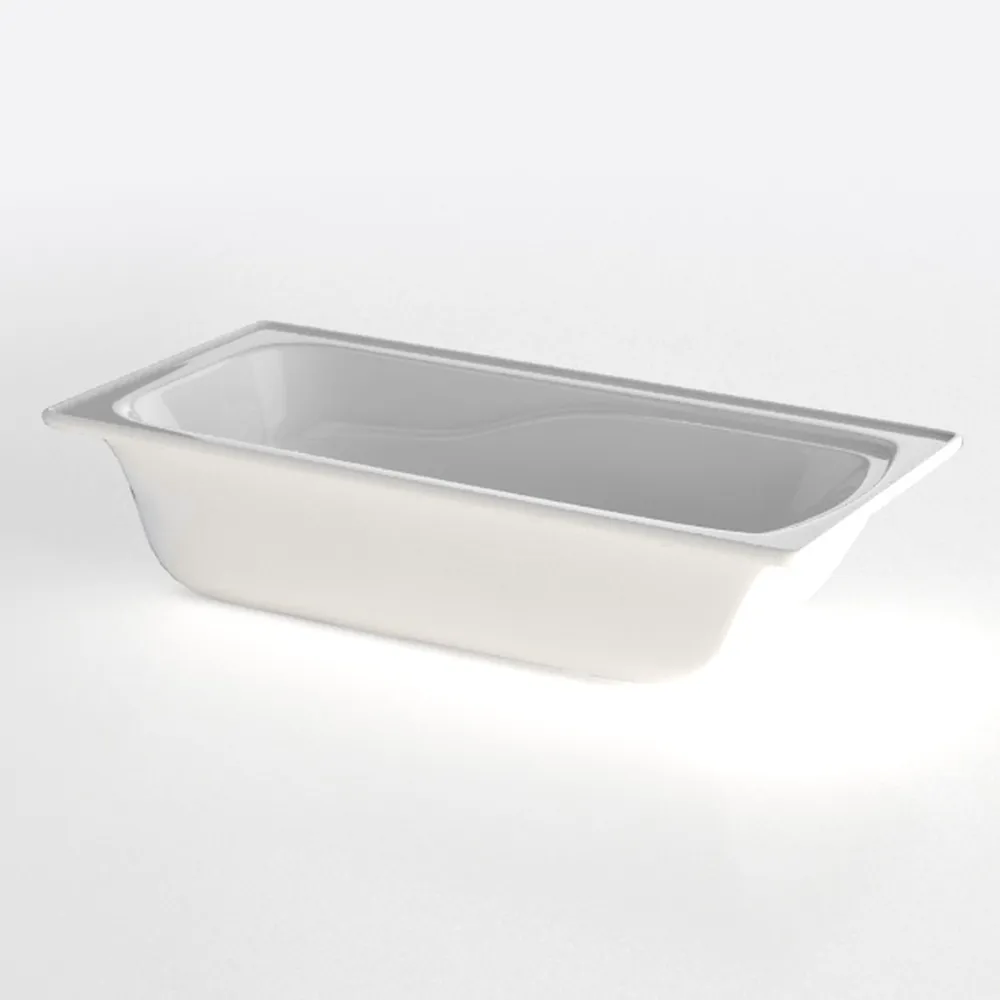 Aqua Eden VTAP663222R 66-Inch Acrylic 3-Wall