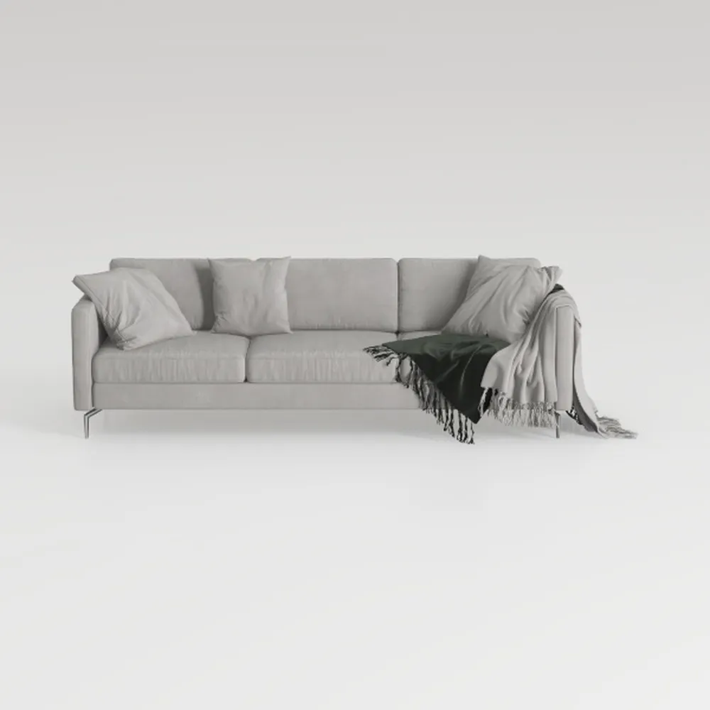 Sectional Corner Sofa L-Shape Couch Space Saving 