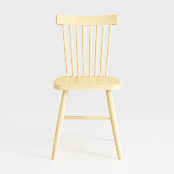 Natural Solid Wood Windsor Arrow Back chair