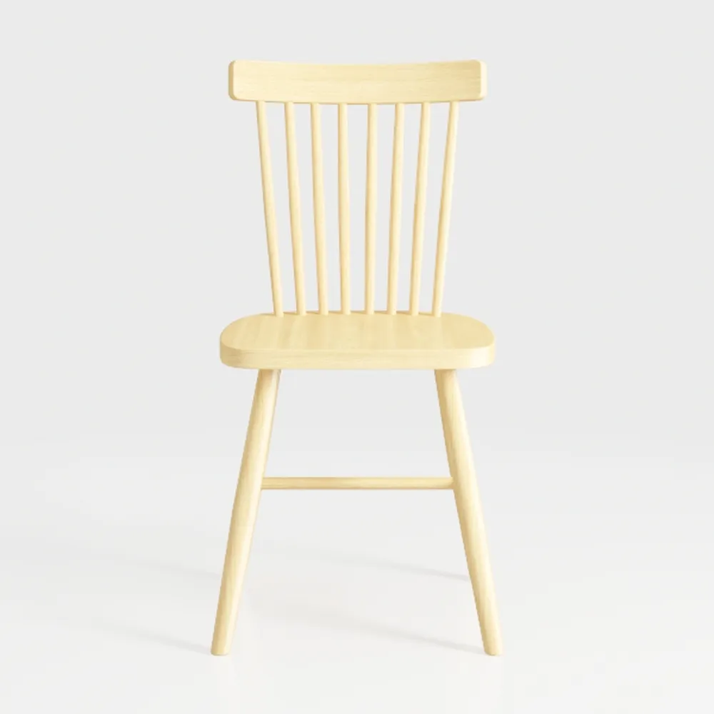Natural Solid Wood Windsor Arrow Back chair