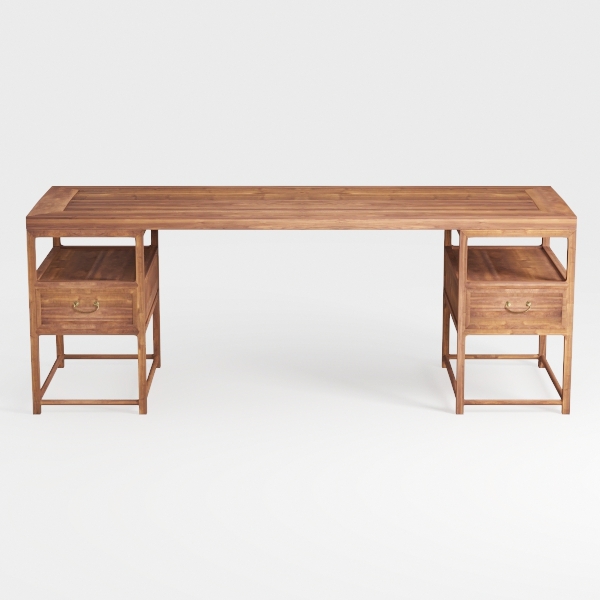 Lexicon Morven Counter Height Writing Desk, Brown