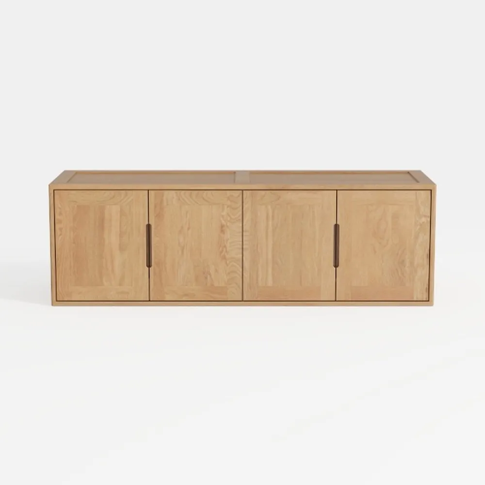 TV Stand for 75 Inch TV, Mid Century Modern TV