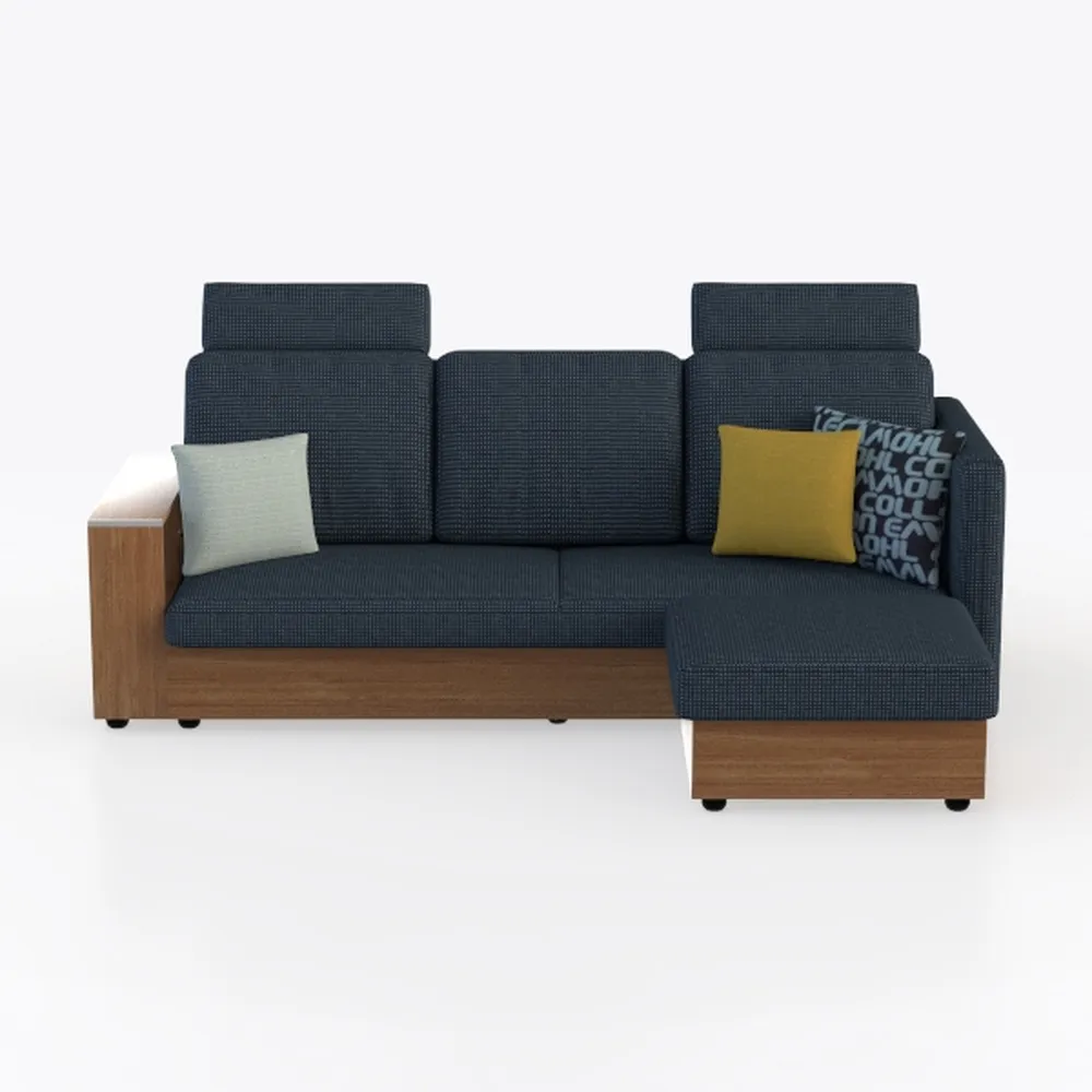 SPOFLYINN L Shaped Sectional Sofa with Storage Foo
