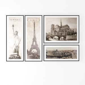 KLVOS 3 Panel Airplane Propeller Canvas Wall Art