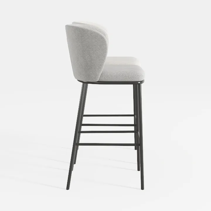 26'' Counter Height Bar Stools Set of 2, 360°