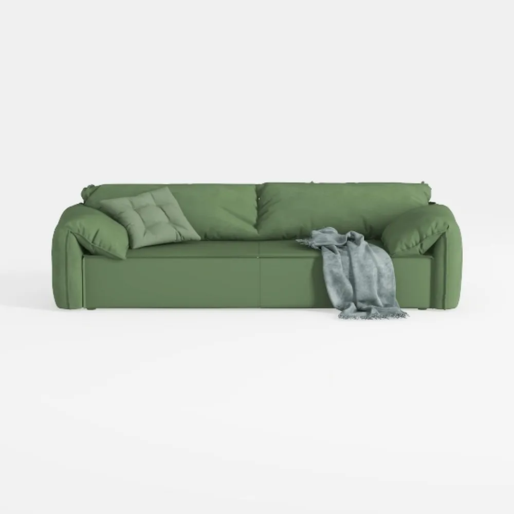 131" Modular Sectional Sofa w/Storage Ottoman, U S