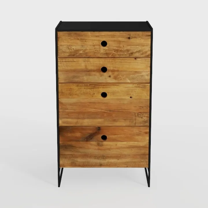 AMHANCIBLE Night Stand Set 2, LED Nightstand with