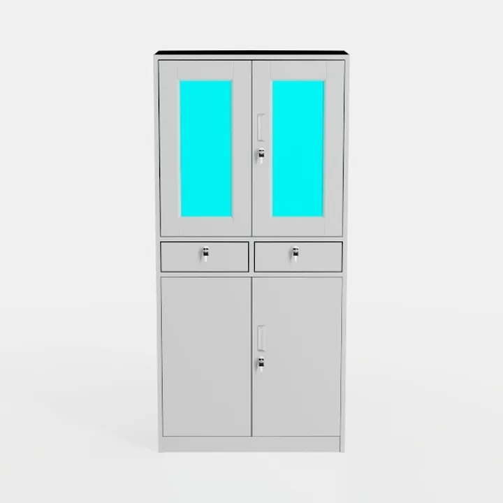 DNA MOTORING 73'' Metal Storage Cabinet, Rolling