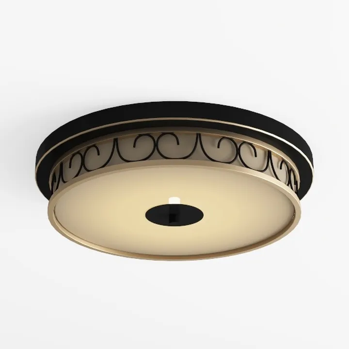 Motion Sensor Outdoor Ceiling Light, Flush Mount