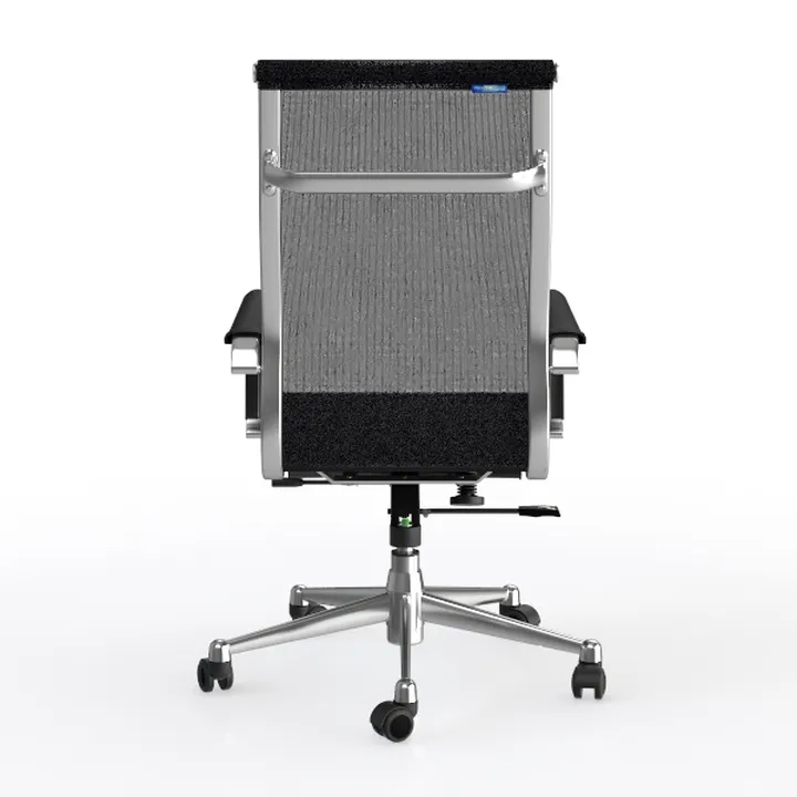 Modern Mesh Metal High Back Office Chair 3D Model