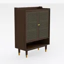 Farini Sideboard Buffet Cabinet with Storage  Right 45 Degree View