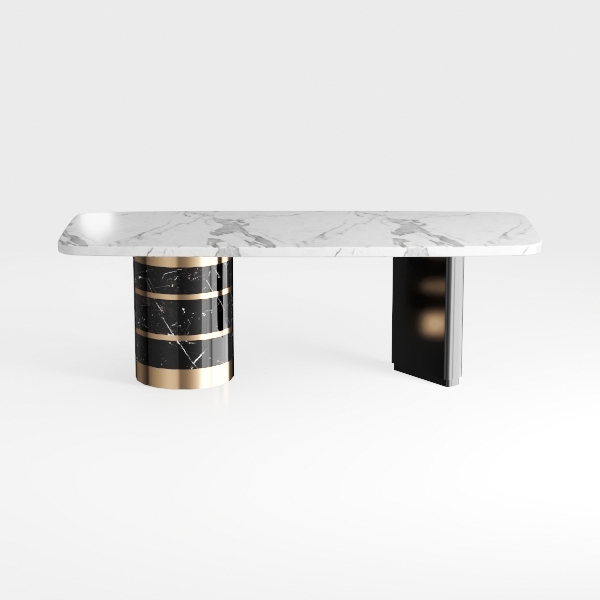 TAPIVA Desk Computer Desks Office Desk Marble Tabl