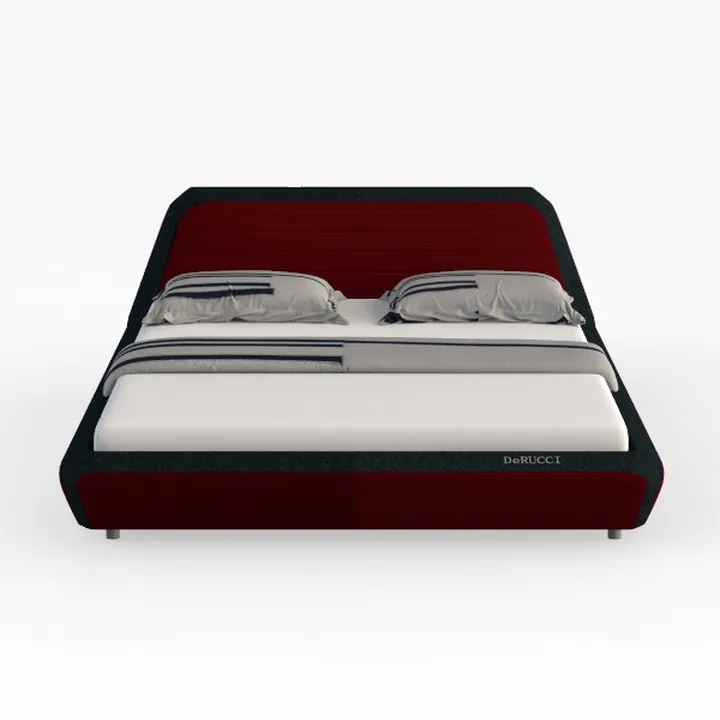LSIGHTUS Black Modern Simplicity Queen Size Platfo