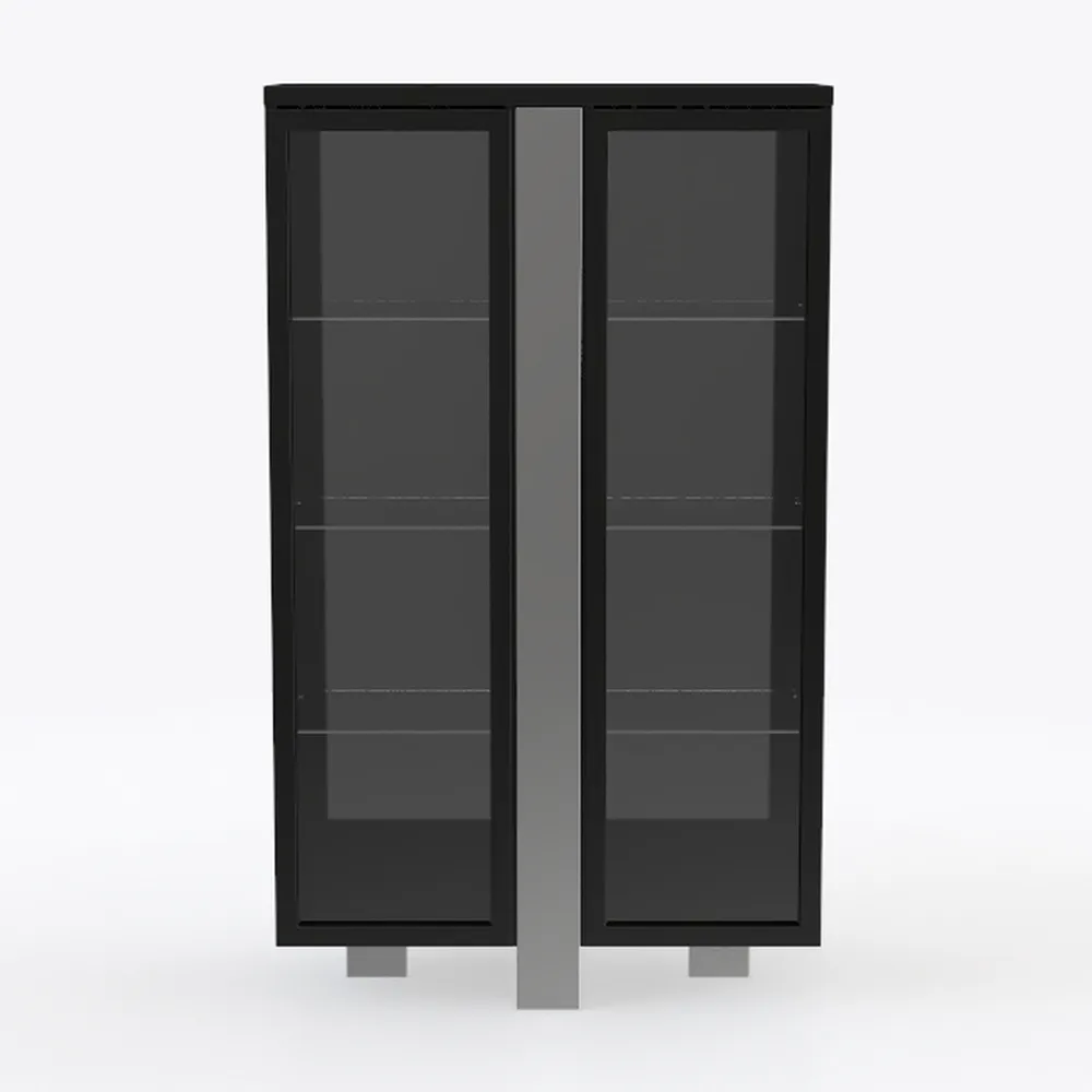 Broom Closet Storage Cabinet with Wheels and