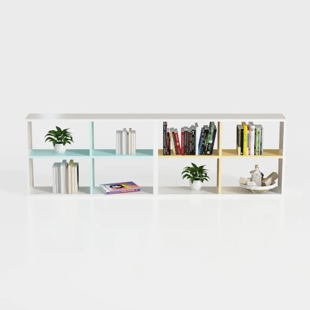 Tangkula 6-Cube Bookcase, 3-Tier Bookshelf with