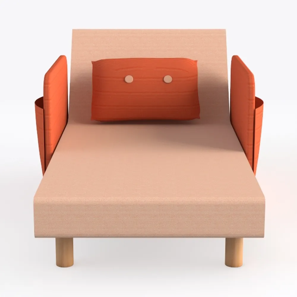 Modern Modular Chenille Sofa 1 Pieces Living Room 