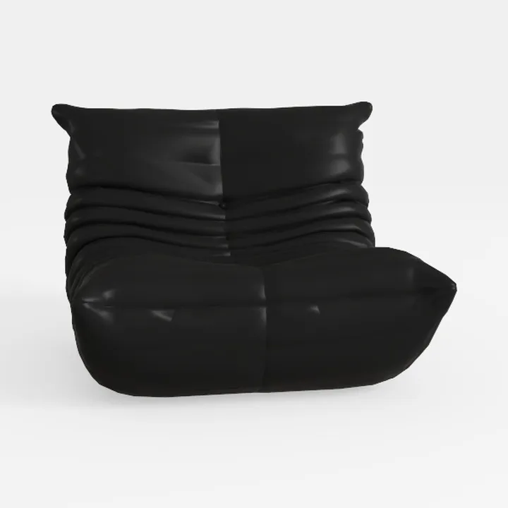 Comfy Vintage Lazy Floor Sofa Modern Armless Togo