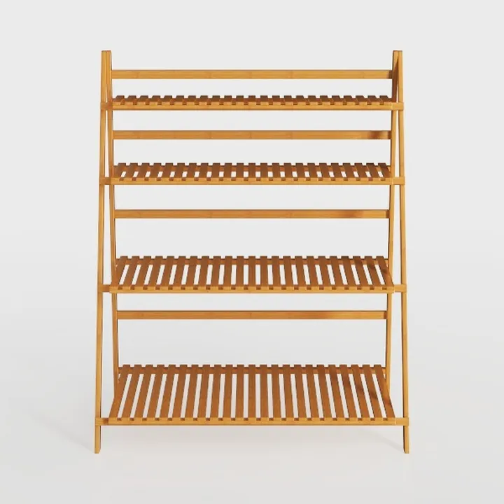 3 Tier Bamboo Shoe Rack for Closet Free Standing