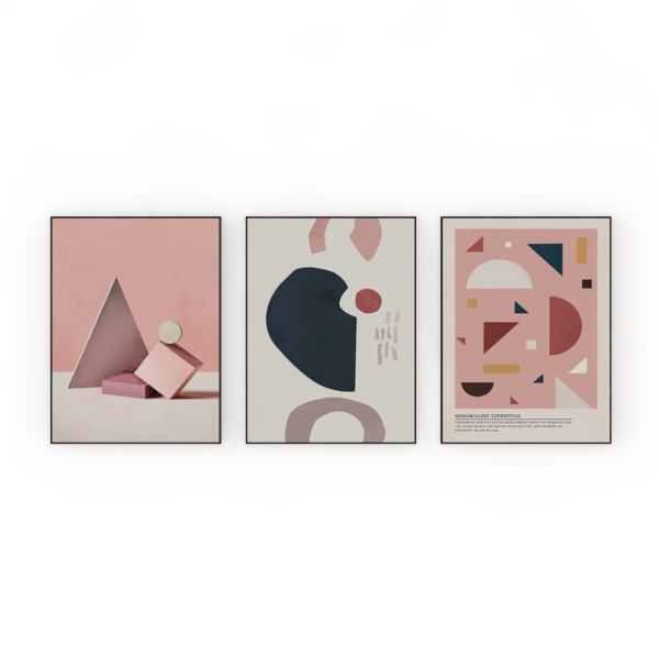 painting-Morandi pink