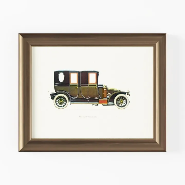 InSimSea Framed Canvas Wall Art Fall Pear Vintag