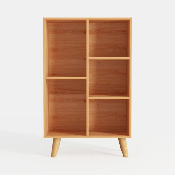 LEYAOYAO 4 Cube Bookshelf, 2-Tier Bookcase with