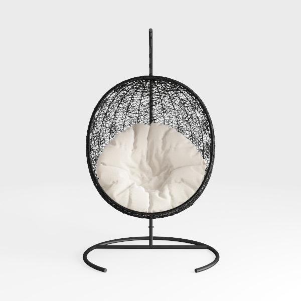 JAMFLY Egg Chair Wicker Outdoor Chairs, Oversized 