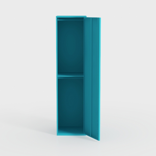 71" Tall Metal Storage Cabinet with 2 Doors and 4