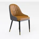 Dining Room Furniture Modern Dining Chairs Set of Right 45 Degree View