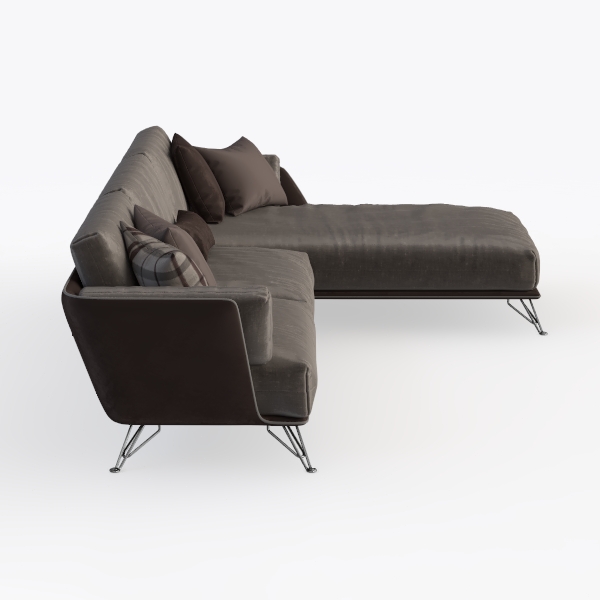 KEIKI 130&quot; U-Shaped Oversized Upholstered Modular 