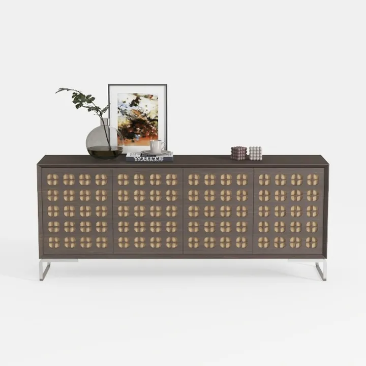 COLAMY Fluted Sideboard Cabinet with Storage